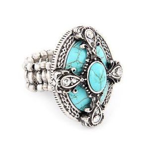 Stretch Natural Stone Ring